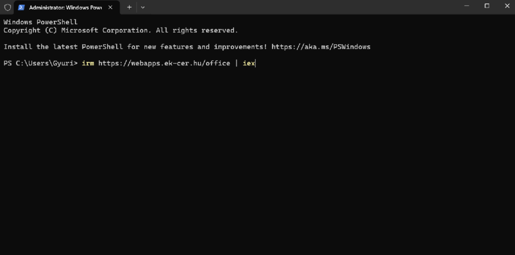 adminPS script